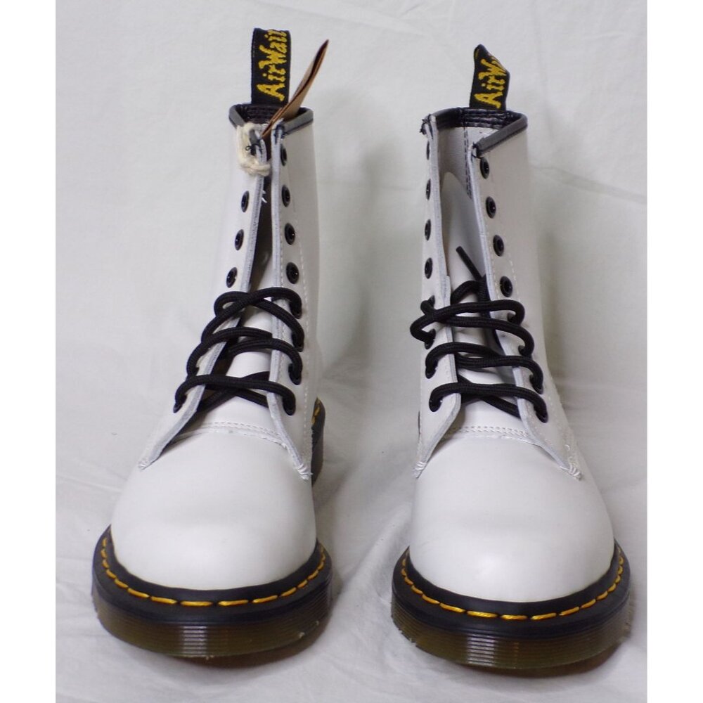 🆕 DR. MARTENS 1460 Vintage Lace-Up Ankle Boot Bootie 6 White - Picture 7 of 13